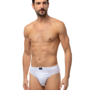 Minerva Sporties Βαμβακερό Ανδρικό Slip με Εσωτερικό Λάστιχο 2τμχ-29304 (Λευκό)