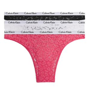 Calvin Klein Γυναικεία Slip Brazilian 3 PACK- QD3925E/BP3 (Multicolor)