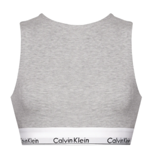 Calvin Klein Unlined Open Back Bralette Modern Cotton- QF7626E/P7A (Γκρι)