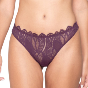 Luna Sylvie Γυναικείο Brazilian Brief  με Δαντέλα-26701 (Μώβ)
